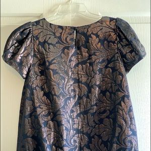 Classic Black Damask Blouse